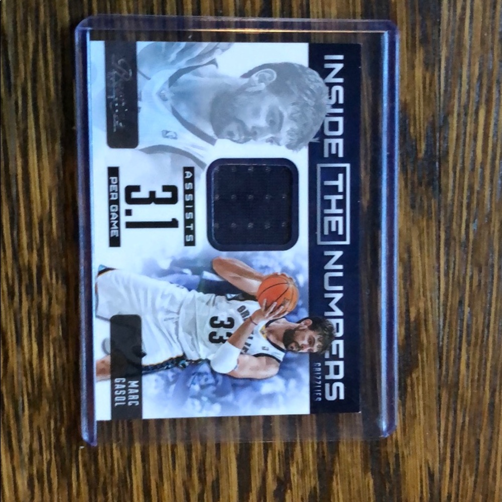 Marc Gasol player worm jersey patch